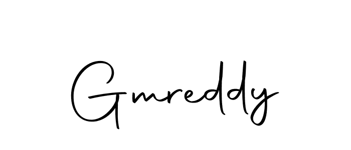 Use a signature maker to create a handwritten signature online. With this signature software, you can design (Autography-DOLnW) your own signature for name Gmreddy. Gmreddy signature style 10 images and pictures png