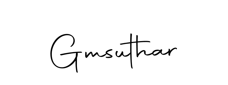 It looks lik you need a new signature style for name Gmsuthar. Design unique handwritten (Autography-DOLnW) signature with our free signature maker in just a few clicks. Gmsuthar signature style 10 images and pictures png