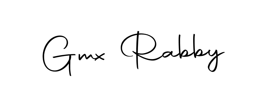 Make a beautiful signature design for name Gmx Rabby. Use this online signature maker to create a handwritten signature for free. Gmx Rabby signature style 10 images and pictures png