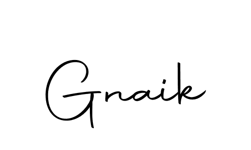 if you are searching for the best signature style for your name Gnaik. so please give up your signature search. here we have designed multiple signature styles  using Autography-DOLnW. Gnaik signature style 10 images and pictures png