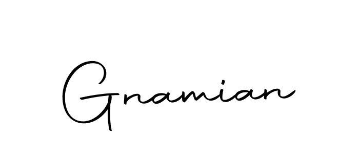 if you are searching for the best signature style for your name Gnamian. so please give up your signature search. here we have designed multiple signature styles  using Autography-DOLnW. Gnamian signature style 10 images and pictures png