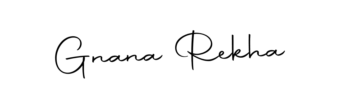 The best way (Autography-DOLnW) to make a short signature is to pick only two or three words in your name. The name Gnana Rekha include a total of six letters. For converting this name. Gnana Rekha signature style 10 images and pictures png