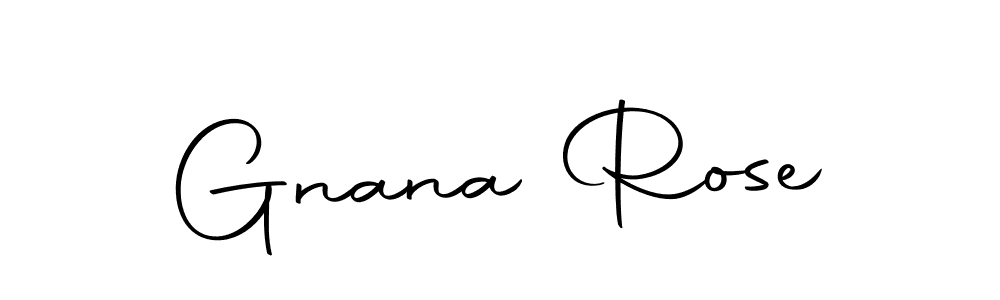 Gnana Rose stylish signature style. Best Handwritten Sign (Autography-DOLnW) for my name. Handwritten Signature Collection Ideas for my name Gnana Rose. Gnana Rose signature style 10 images and pictures png