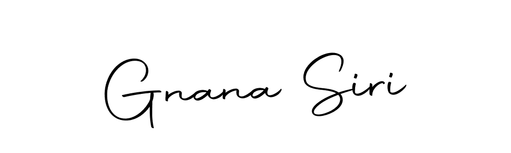 Make a beautiful signature design for name Gnana Siri. Use this online signature maker to create a handwritten signature for free. Gnana Siri signature style 10 images and pictures png