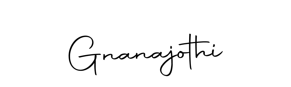 How to make Gnanajothi signature? Autography-DOLnW is a professional autograph style. Create handwritten signature for Gnanajothi name. Gnanajothi signature style 10 images and pictures png