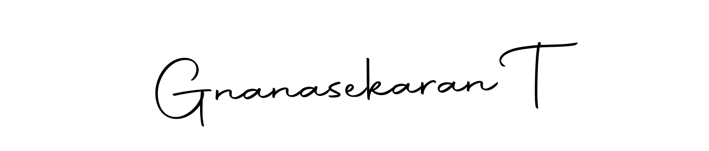 Make a beautiful signature design for name Gnanasekaran T. Use this online signature maker to create a handwritten signature for free. Gnanasekaran T signature style 10 images and pictures png