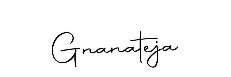 Design your own signature with our free online signature maker. With this signature software, you can create a handwritten (Autography-DOLnW) signature for name Gnanateja. Gnanateja signature style 10 images and pictures png