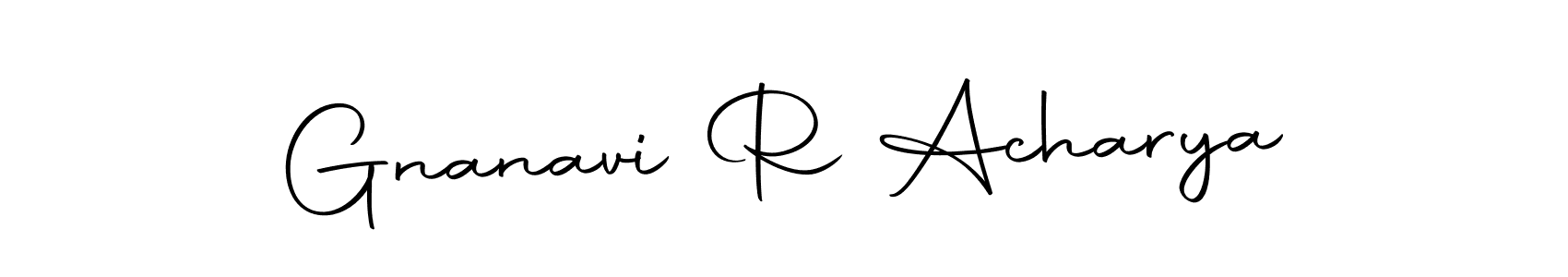 Also You can easily find your signature by using the search form. We will create Gnanavi R Acharya name handwritten signature images for you free of cost using Autography-DOLnW sign style. Gnanavi R Acharya signature style 10 images and pictures png