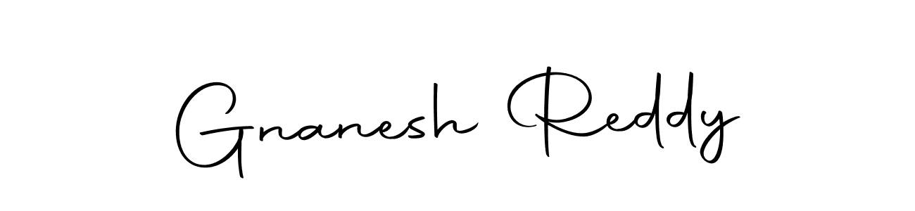 Make a beautiful signature design for name Gnanesh Reddy. With this signature (Autography-DOLnW) style, you can create a handwritten signature for free. Gnanesh Reddy signature style 10 images and pictures png