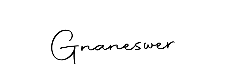 How to make Gnaneswer signature? Autography-DOLnW is a professional autograph style. Create handwritten signature for Gnaneswer name. Gnaneswer signature style 10 images and pictures png