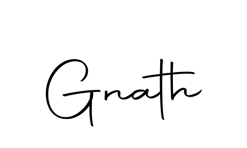 You should practise on your own different ways (Autography-DOLnW) to write your name (Gnath) in signature. don't let someone else do it for you. Gnath signature style 10 images and pictures png