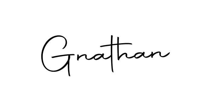 Create a beautiful signature design for name Gnathan. With this signature (Autography-DOLnW) fonts, you can make a handwritten signature for free. Gnathan signature style 10 images and pictures png