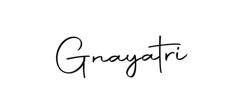How to make Gnayatri name signature. Use Autography-DOLnW style for creating short signs online. This is the latest handwritten sign. Gnayatri signature style 10 images and pictures png