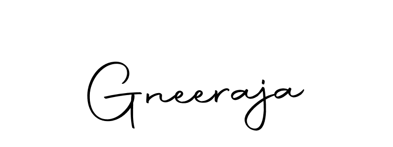 Make a beautiful signature design for name Gneeraja. With this signature (Autography-DOLnW) style, you can create a handwritten signature for free. Gneeraja signature style 10 images and pictures png