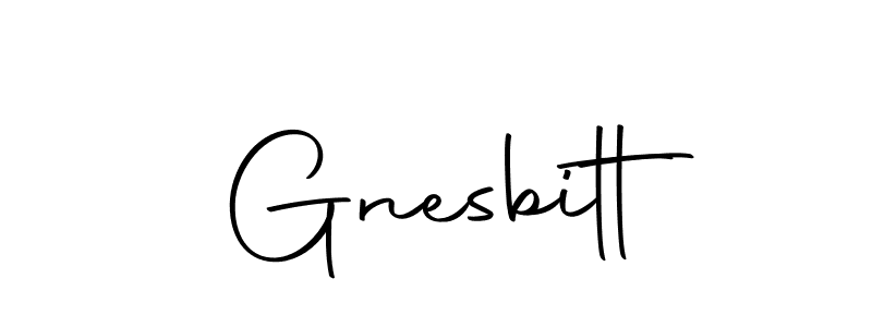 Use a signature maker to create a handwritten signature online. With this signature software, you can design (Autography-DOLnW) your own signature for name Gnesbitt. Gnesbitt signature style 10 images and pictures png