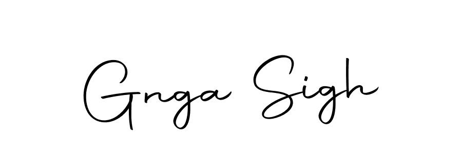 The best way (Autography-DOLnW) to make a short signature is to pick only two or three words in your name. The name Gnga Sigh include a total of six letters. For converting this name. Gnga Sigh signature style 10 images and pictures png