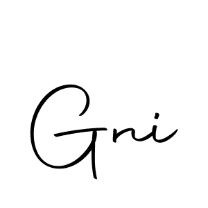 The best way (Autography-DOLnW) to make a short signature is to pick only two or three words in your name. The name Gni include a total of six letters. For converting this name. Gni signature style 10 images and pictures png