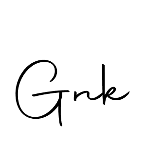 Make a beautiful signature design for name Gnk. Use this online signature maker to create a handwritten signature for free. Gnk signature style 10 images and pictures png