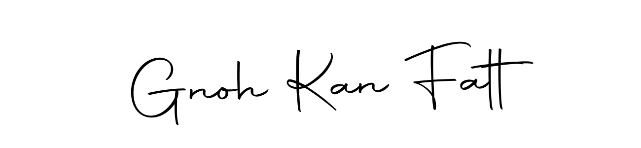 Make a beautiful signature design for name Gnoh Kan Fatt. With this signature (Autography-DOLnW) style, you can create a handwritten signature for free. Gnoh Kan Fatt signature style 10 images and pictures png