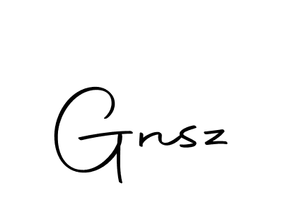 The best way (Autography-DOLnW) to make a short signature is to pick only two or three words in your name. The name Gnsz include a total of six letters. For converting this name. Gnsz signature style 10 images and pictures png