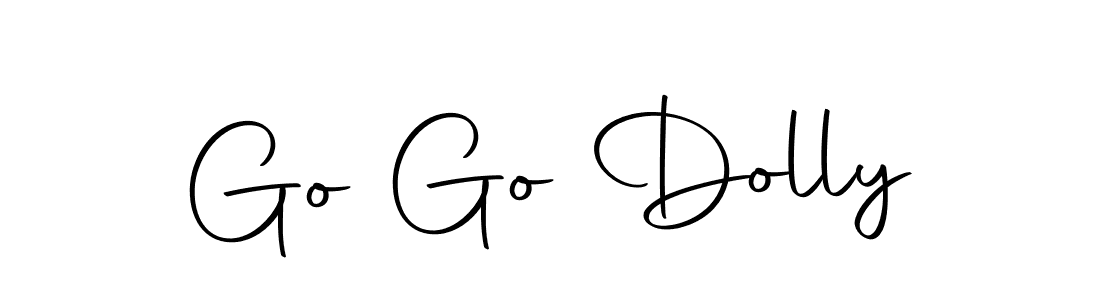 Design your own signature with our free online signature maker. With this signature software, you can create a handwritten (Autography-DOLnW) signature for name Go Go Dolly. Go Go Dolly signature style 10 images and pictures png