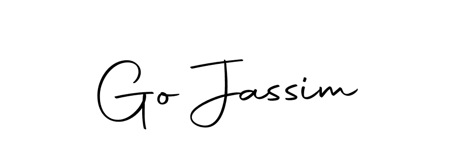 You should practise on your own different ways (Autography-DOLnW) to write your name (Go Jassim) in signature. don't let someone else do it for you. Go Jassim signature style 10 images and pictures png