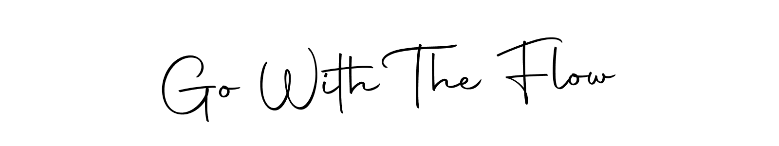 Also we have Go With The Flow name is the best signature style. Create professional handwritten signature collection using Autography-DOLnW autograph style. Go With The Flow signature style 10 images and pictures png