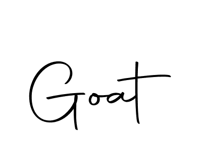 Design your own signature with our free online signature maker. With this signature software, you can create a handwritten (Autography-DOLnW) signature for name Goat. Goat signature style 10 images and pictures png