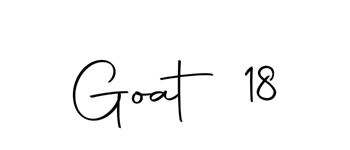 Create a beautiful signature design for name Goat 18. With this signature (Autography-DOLnW) fonts, you can make a handwritten signature for free. Goat 18 signature style 10 images and pictures png