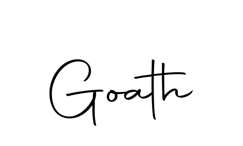 Goath stylish signature style. Best Handwritten Sign (Autography-DOLnW) for my name. Handwritten Signature Collection Ideas for my name Goath. Goath signature style 10 images and pictures png