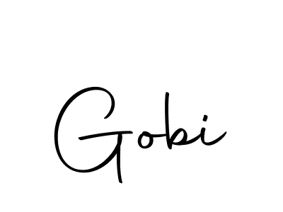 Create a beautiful signature design for name Gobi. With this signature (Autography-DOLnW) fonts, you can make a handwritten signature for free. Gobi signature style 10 images and pictures png