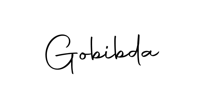 Use a signature maker to create a handwritten signature online. With this signature software, you can design (Autography-DOLnW) your own signature for name Gobibda. Gobibda signature style 10 images and pictures png