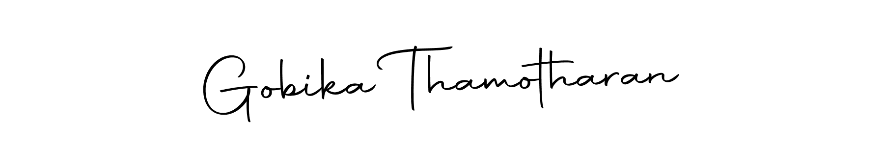 Gobika Thamotharan stylish signature style. Best Handwritten Sign (Autography-DOLnW) for my name. Handwritten Signature Collection Ideas for my name Gobika Thamotharan. Gobika Thamotharan signature style 10 images and pictures png