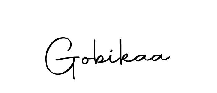 Make a beautiful signature design for name Gobikaa. With this signature (Autography-DOLnW) style, you can create a handwritten signature for free. Gobikaa signature style 10 images and pictures png