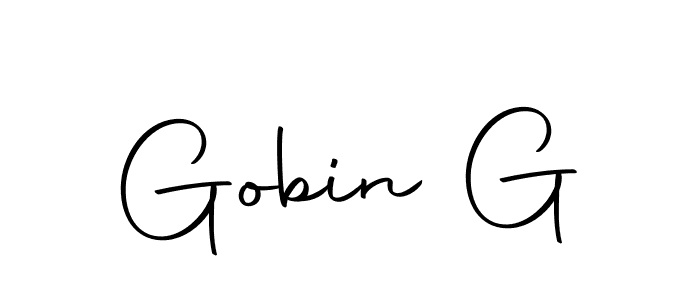 You should practise on your own different ways (Autography-DOLnW) to write your name (Gobin G) in signature. don't let someone else do it for you. Gobin G signature style 10 images and pictures png