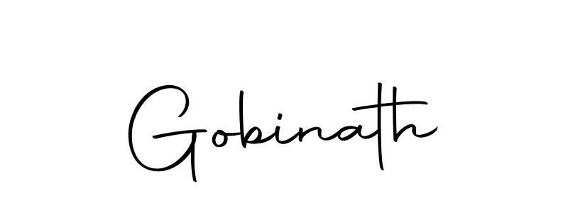 Make a beautiful signature design for name Gobinath. With this signature (Autography-DOLnW) style, you can create a handwritten signature for free. Gobinath signature style 10 images and pictures png