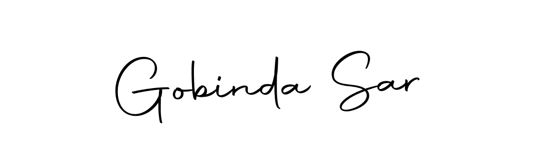 if you are searching for the best signature style for your name Gobinda Sar. so please give up your signature search. here we have designed multiple signature styles  using Autography-DOLnW. Gobinda Sar signature style 10 images and pictures png