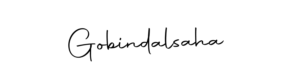 You should practise on your own different ways (Autography-DOLnW) to write your name (Gobindalsaha) in signature. don't let someone else do it for you. Gobindalsaha signature style 10 images and pictures png