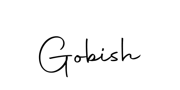 You can use this online signature creator to create a handwritten signature for the name Gobish. This is the best online autograph maker. Gobish signature style 10 images and pictures png