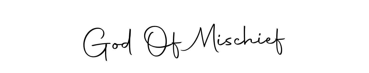 Create a beautiful signature design for name God Of Mischief. With this signature (Autography-DOLnW) fonts, you can make a handwritten signature for free. God Of Mischief signature style 10 images and pictures png