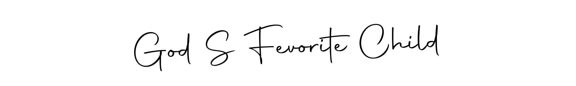 Design your own signature with our free online signature maker. With this signature software, you can create a handwritten (Autography-DOLnW) signature for name God S Fevorite Child. God S Fevorite Child signature style 10 images and pictures png