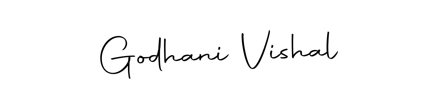 Design your own signature with our free online signature maker. With this signature software, you can create a handwritten (Autography-DOLnW) signature for name Godhani Vishal. Godhani Vishal signature style 10 images and pictures png