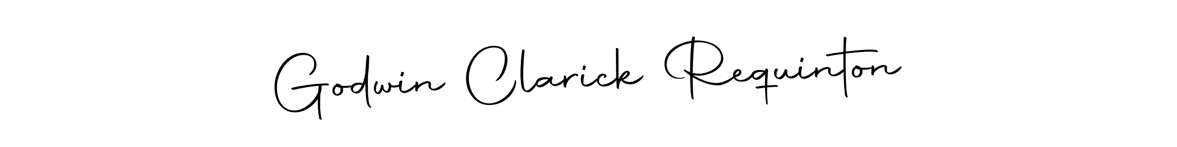 Create a beautiful signature design for name Godwin Clarick Requinton. With this signature (Autography-DOLnW) fonts, you can make a handwritten signature for free. Godwin Clarick Requinton signature style 10 images and pictures png