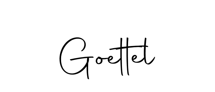 Goettel stylish signature style. Best Handwritten Sign (Autography-DOLnW) for my name. Handwritten Signature Collection Ideas for my name Goettel. Goettel signature style 10 images and pictures png