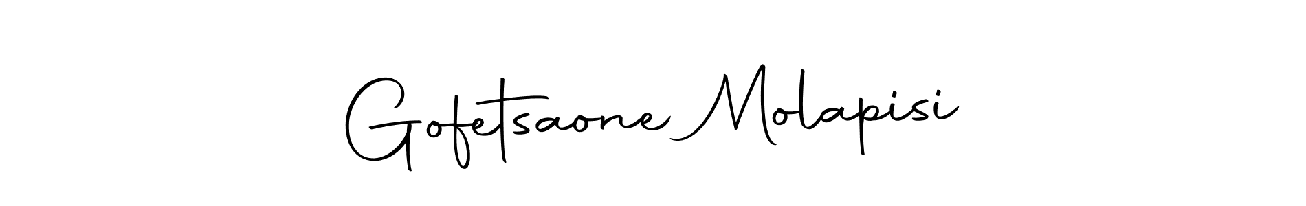 You can use this online signature creator to create a handwritten signature for the name Gofetsaone Molapisi. This is the best online autograph maker. Gofetsaone Molapisi signature style 10 images and pictures png