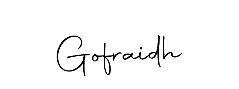 Gofraidh stylish signature style. Best Handwritten Sign (Autography-DOLnW) for my name. Handwritten Signature Collection Ideas for my name Gofraidh. Gofraidh signature style 10 images and pictures png