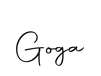 You should practise on your own different ways (Autography-DOLnW) to write your name (Goga) in signature. don't let someone else do it for you. Goga signature style 10 images and pictures png