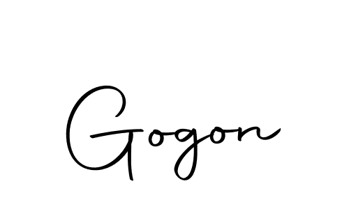 Make a beautiful signature design for name Gogon. With this signature (Autography-DOLnW) style, you can create a handwritten signature for free. Gogon signature style 10 images and pictures png