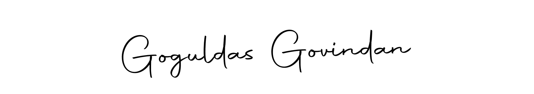 if you are searching for the best signature style for your name Goguldas Govindan. so please give up your signature search. here we have designed multiple signature styles  using Autography-DOLnW. Goguldas Govindan signature style 10 images and pictures png