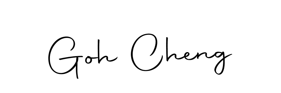 Design your own signature with our free online signature maker. With this signature software, you can create a handwritten (Autography-DOLnW) signature for name Goh Cheng. Goh Cheng signature style 10 images and pictures png